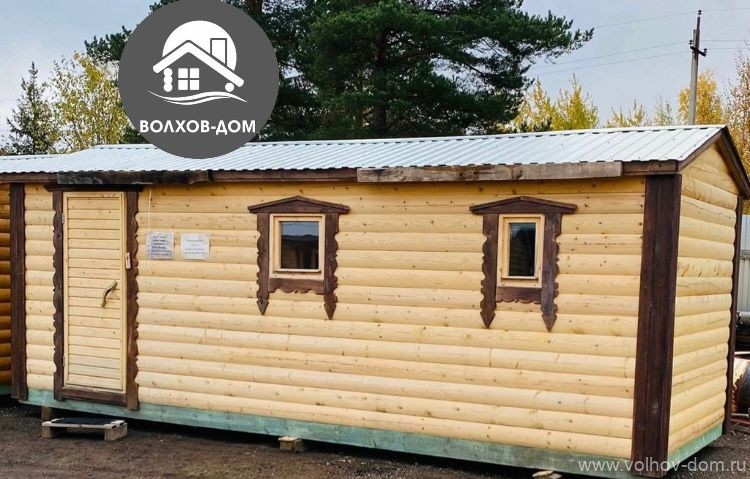 Мобильная баня 6.0х2.3